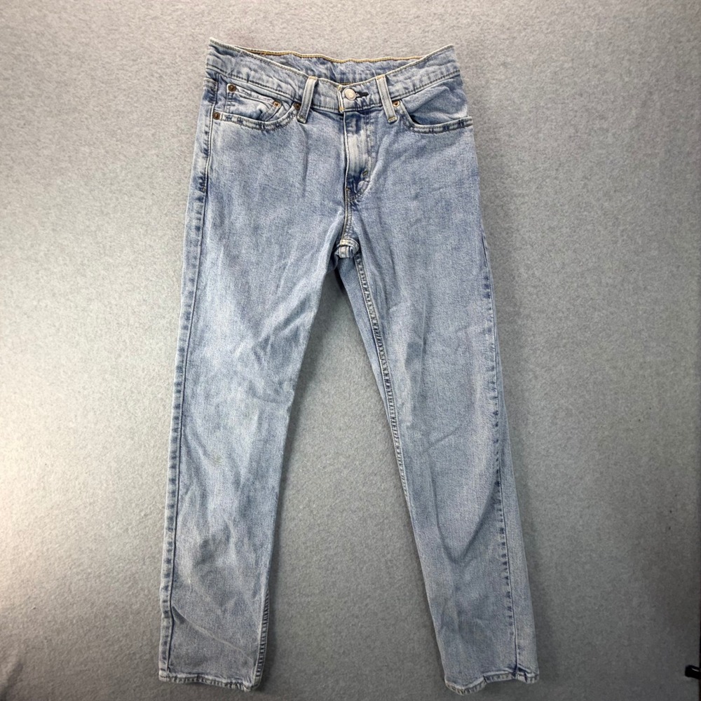 Levis 511 Slim Fit Jeans Mens 29x32 Light Wash Blue Denim Casual Pants‎